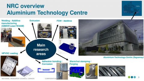 NRC overview Aluminium Technology Centre