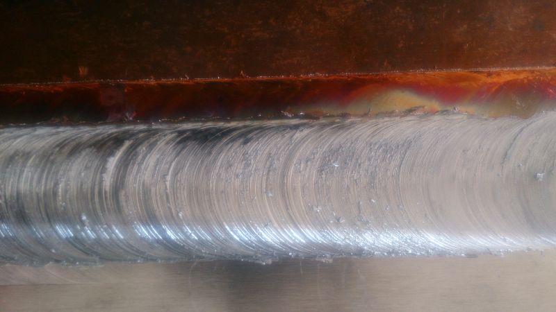File:FSW of 3mm thick Al 7075T6 to pure copper, DSC 0045, © Emre Kaygusuz, Bingöl University, CC BY-SA 4.0.JPG